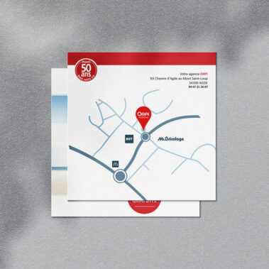 Conception carte et plan d'implantation - Graphiste Freelance spécialisé en Création de Logos, de Plans de localisation (maps personnalisées) et de Visuels sur-mesure.